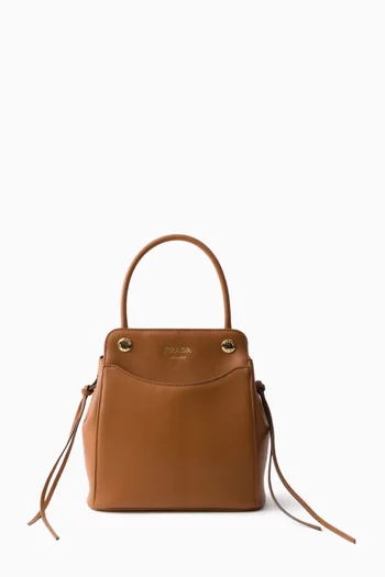 Mini Carry Top-handle Bag in Leather