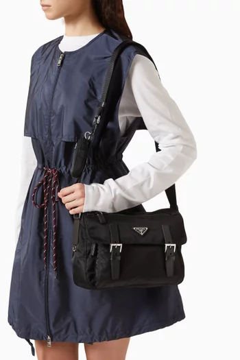 Shoulder Bag in Re-Nylon