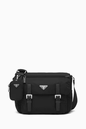 Shoulder Bag in Re-Nylon