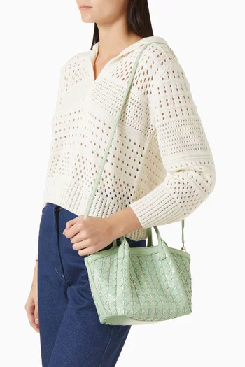 حقيبة سيكريت ميني جلد موزايكو