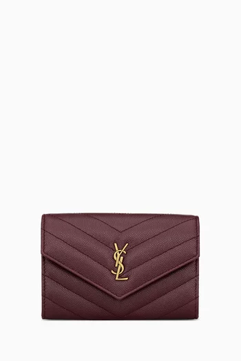 Cassandre Wallet in Grain de Poudre