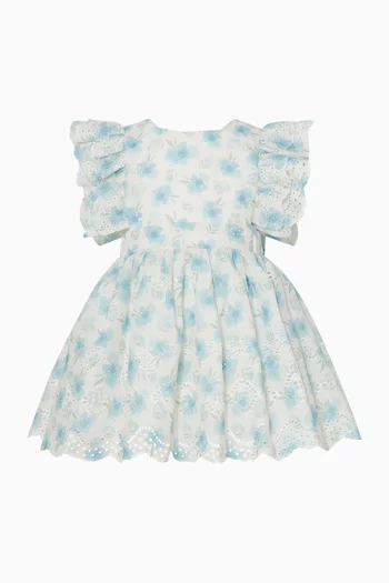 Annie Floral-print Mini Dress