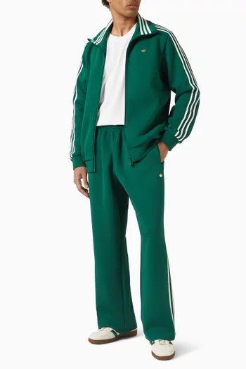 Zipped Premium Track Top in Cotton-blend