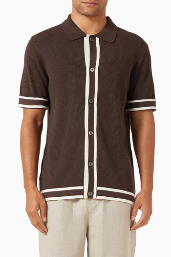 تي شيرت بولو جورج قماش منسوج