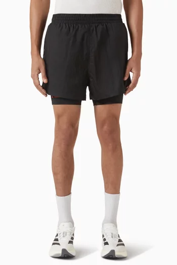 x Hermanos Koumori Adi365 2-in-1 Running Shorts