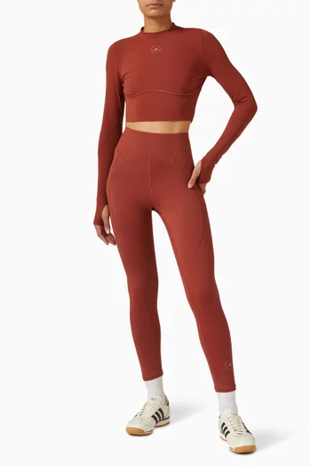 بلوزة رياضية وقصيرة أديداس × ستيلا مكارتني