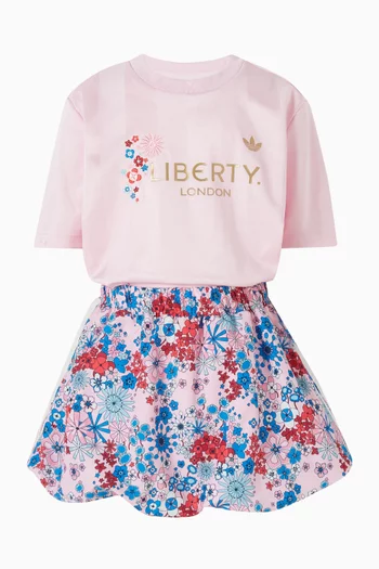 x Liberty London T-Shirt & Skirt Set