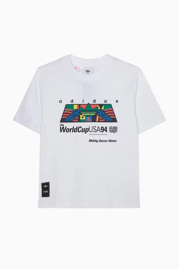 تي شيرت بطبعة قطن