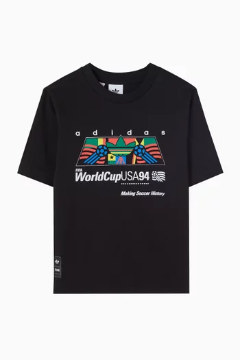 تي شيرت بطبعة قطن