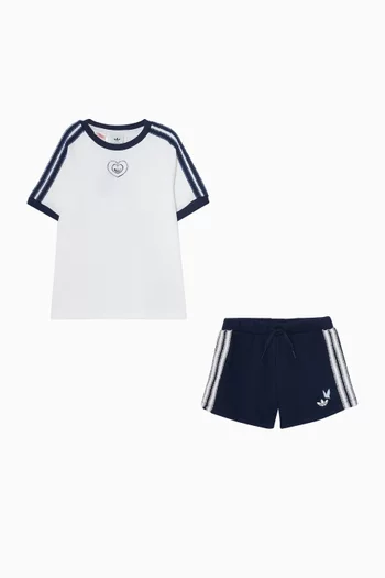 x Disney T-Shirt & Shorts Set in Cotton