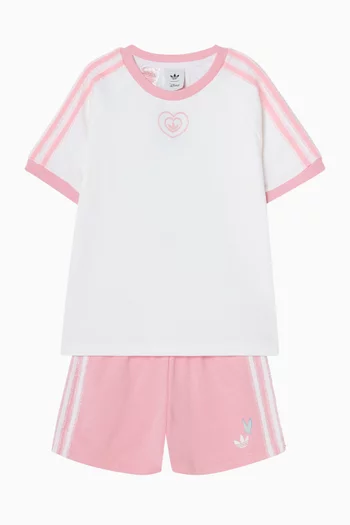 x Dsiney T-Shirt & Shorts Set in Cotton