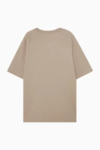Graphic Trefoil Loose T-shirt in Cotton