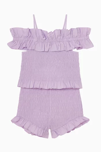 بلوزة ماريبوسا قطن بوبلين