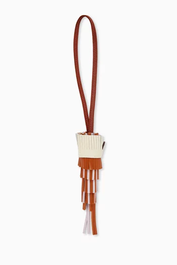 Unused Chouette Bag Charm in Milo Lambskin & Swift Calfskin
