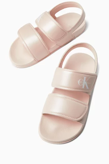 Velcro Logo Sandals