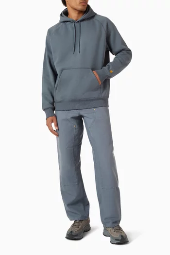 كنزة بغطاء رأس تشيس مزيج قطن