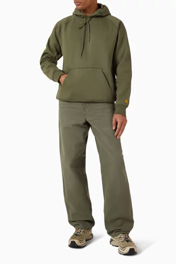 كنزة بغطاء رأس تشيس مزيج قطن