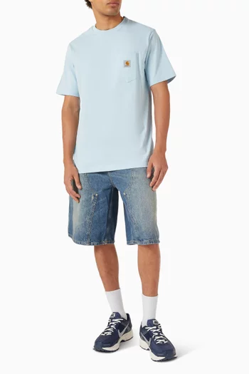 تي شيرت بجيب قطن