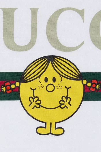 Graphic-print T-shirt in Cotton