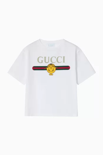 Graphic-print T-shirt in Cotton