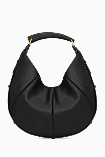 Medium Mombasa Hobo Bag in Calfskin Leather