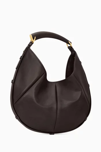 Medium Mombasa Hobo Bag in Calfskin Leather