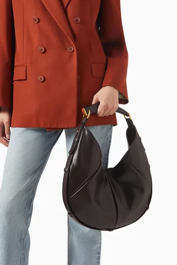 Medium Mombasa Hobo Bag in Calfskin Leather