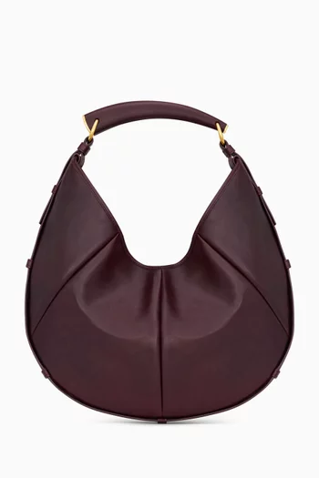 Medium Mombasa Hobo Bag in Calfskin Leather