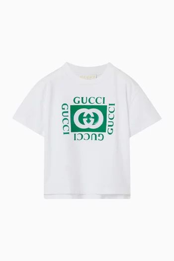 Graphic Logo-Print T-shirt in Cotton