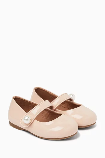 Celia Ballerina Shoes in Patent Leather