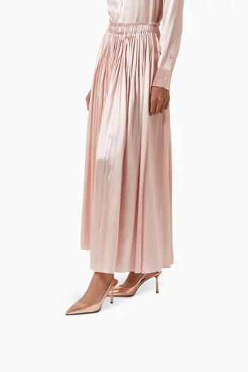 85 Slingback Pumps in Patent Saffiano Leather