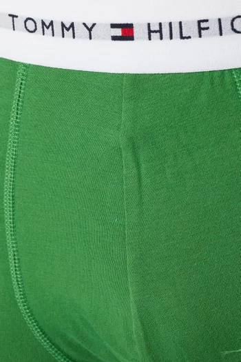 Logo Trunks in Stretch Cotton, Set of 3