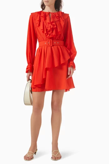 Elma Ruffle Mini Dress
