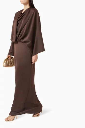 Monument Dress in Silk Blend