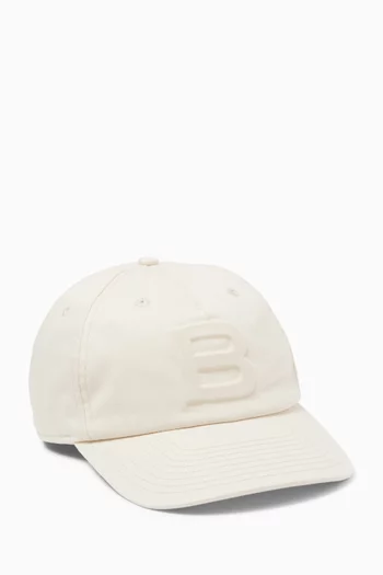 Logo Baseball Cap in Cotton