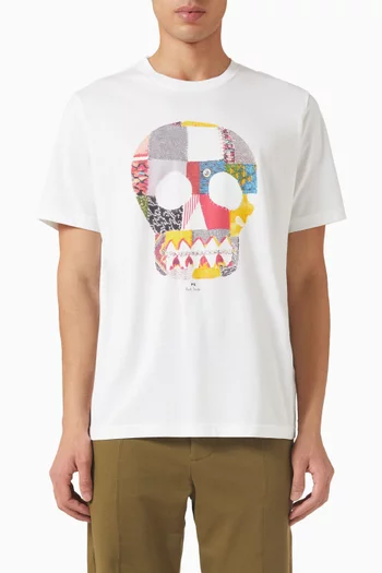 Skull T-shirt in Cotton