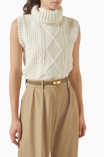 حزام كيلي جلد ايبسوم غير مستعمل