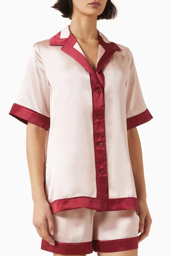 طقم بيجاما زيلدا حرير