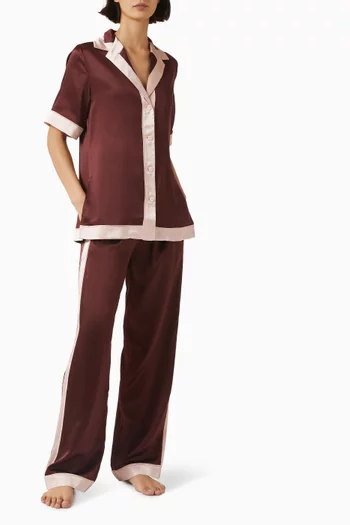 طقم بيجاما تيلدا حرير