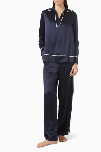 طقم بيجاما أنيتا حرير