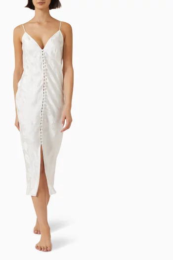 فستان إيلسي بتصميم سهل الارتداء حرير