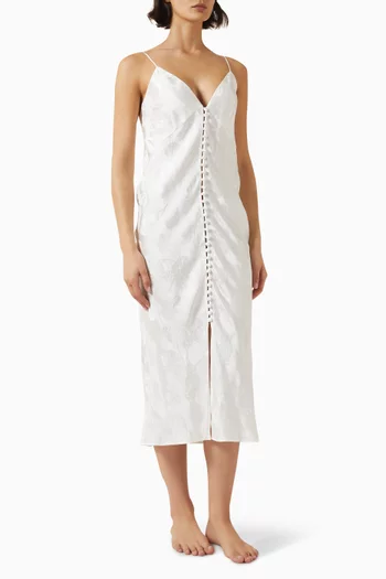 فستان إيلسي بتصميم سهل الارتداء حرير