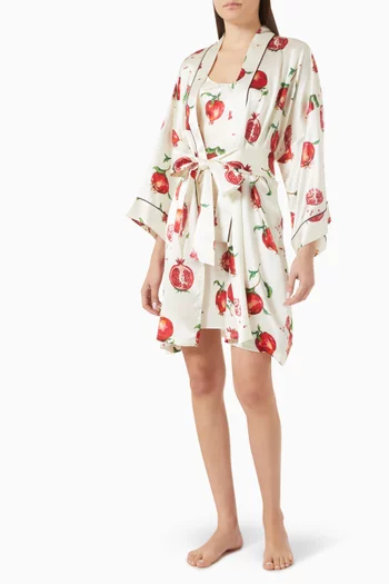 روب ميمي أليغرا حرير