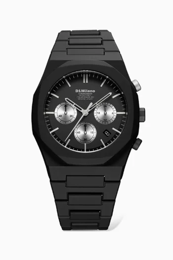 Polychrono Gilded Lunar Watch, 40.5mm