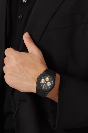 Gilded Solar Polychrono Watch, 40.5mm