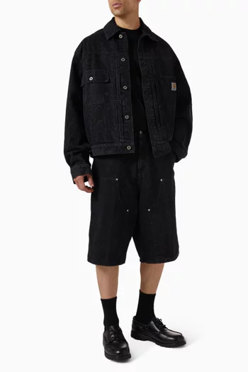 OG Double Knee Shorts in Denim