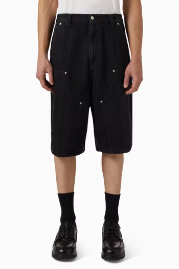 OG Double Knee Shorts in Denim