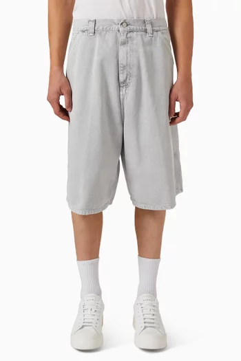 OG Single Knee Shorts in Denim