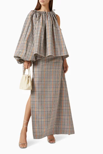 One-sleeve Voluminious Top