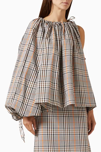 One-sleeve Voluminious Top